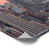 Retro NYC Skyline Poster (Ecke)