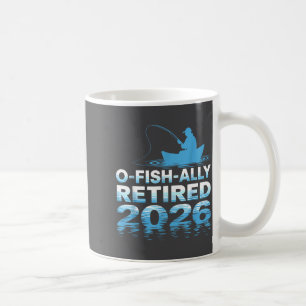 Retro O-fisch-lich Rentner 2026 Fischer Angeln R Kaffeetasse