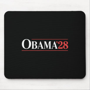 Retro Obama 2028 Lustig Politisch Patriotisch Wähl Mousepad