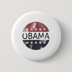 Retro Obama Vintage Wahl Präsident Barack Obama Button