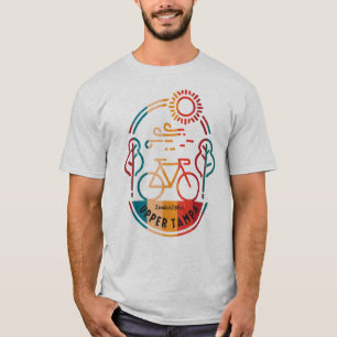 Retro Obere Tampa Radweg T-Shirt