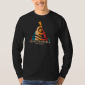 Retro Oberhalbinsel Kajak T-Shirt (Vorderseite)