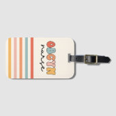 Retro OBGYN Nurse Gepäckanhänger (Vorderseite (Horizontal))