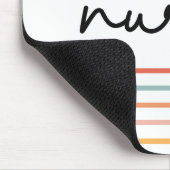 Retro OBGYN Nurse Mousepad (Ecke)