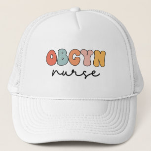 Retro OBGYN Nurse Truckerkappe