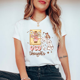 Retro „OCD abschalten“ Bewusstsein für psychische T-Shirt