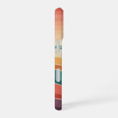 Retro Ocean Layers iPhone 16 Hülle (Rechte Seite)