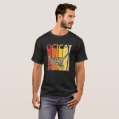 Retro Ocicat Cat Breed Owner Geschenk T-Shirt (Vorne ganz)