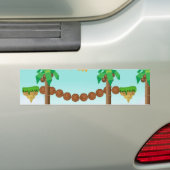 Retro- oder klassisches Plattformspiel Autoaufkleber (Auf Auto)