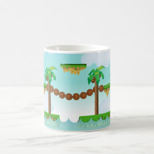 Retro- oder klassisches Plattformspiel Kaffeetasse