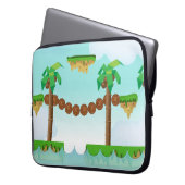 Retro- oder klassisches Plattformspiel Laptopschutzhülle (Vorderseite Links)