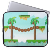 Retro- oder klassisches Plattformspiel Laptopschutzhülle (Vorderseite)