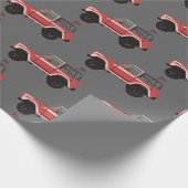 Retro Off-Road 4x4 Beach Buggy Geschenkpapier (Ecke)