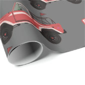 Retro Off-Road 4x4 Beach Buggy Geschenkpapier (Rolleneckpunkt)