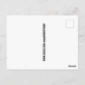 RETRO OFFICE BOSS LADY POSTCARD POSTKARTE (Rückseite)