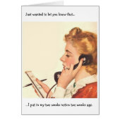 Retro Office - Zwei Wochen Mitteilung, (Vorne)