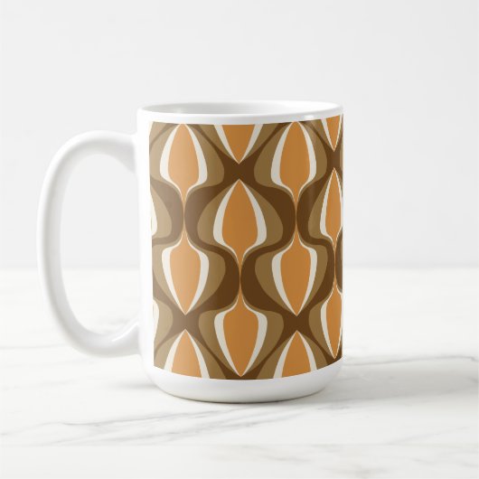 Retro Ogee Brown Kaffeetasse (Links)