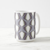 Retro Ogee Grey Kaffeetasse (VorderseiteRechts)