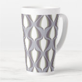 Retro Ogee Grey Milchtasse (Rechte Ecke)