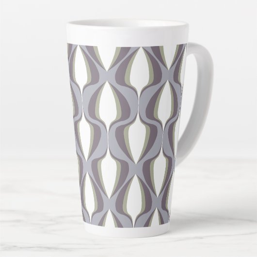 Retro Ogee Grey Milchtasse (Rechte Ecke)