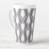 Retro Ogee Grey Milchtasse (Linke Ecke)