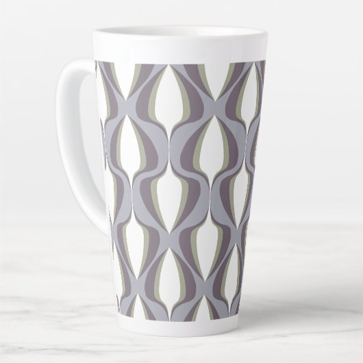 Retro Ogee Grey Milchtasse (Linke Ecke)