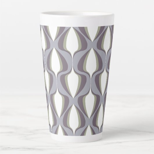 Retro Ogee Grey Milchtasse (Vorderseite)