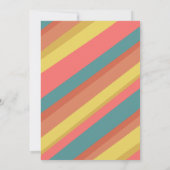 Retro Oh Baby Dusche Einladung (Rückseite)