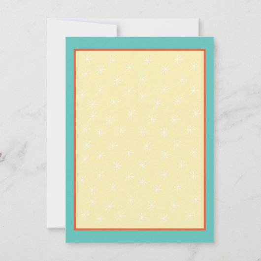 Retro Oh Snap Save the Date Einladung (Rückseite)