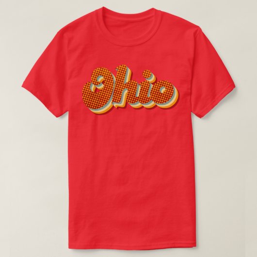 Retro Ohio T-Shirt (Design vorne)