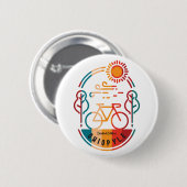 Retro Ohiopyle Bike Trail Button (Vorne & Hinten)