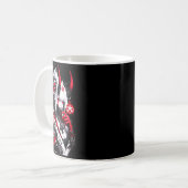Retro Okami Girl Basic Japan Style Fox Cute Cool M Kaffeetasse (Vorderseite Links)