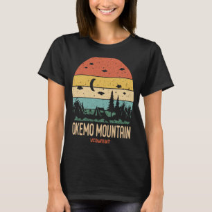 Retro Okemo Berge Wandern Vintage Sonnen T-Shirt