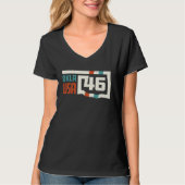 Retro Oklahoma State Map Okla USA 46th State Vinta T-Shirt (Vorderseite)