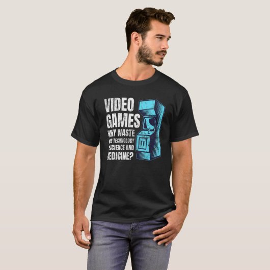 Retro Old Arcade Machine Games Zitat Klassisches A T-Shirt (Vorne ganz)