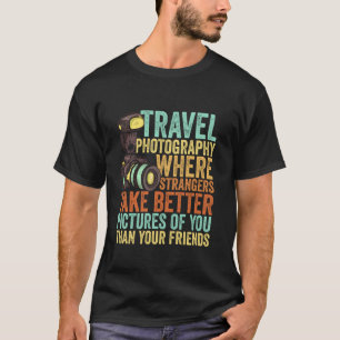 Retro Old Camera Gear Foto and Filmemacher Reisen T-Shirt