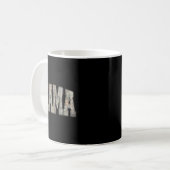 Retro Old Camo Mama Tarnmuster Mutter Muttertag Kaffeetasse (Vorderseite Links)