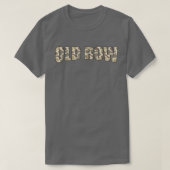 Retro Old Camouflage Row T-Shirt (Design vorne)