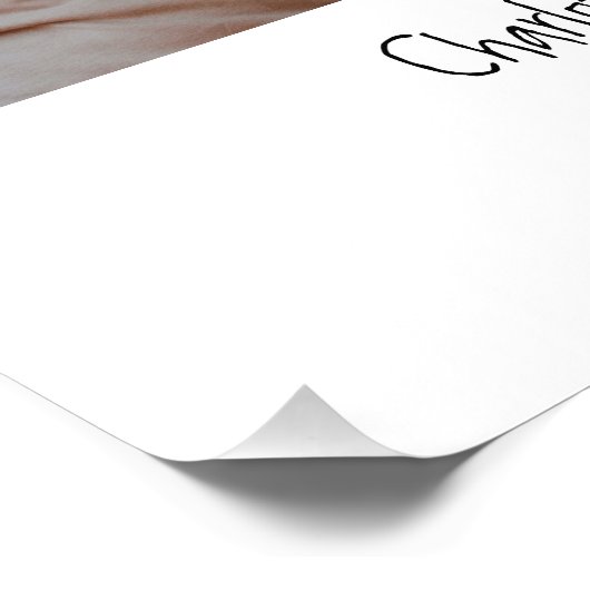 Retro Old Instant Foto Personalisiert (Ecke)