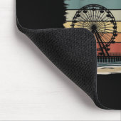 Retro Old Orchard Beach Maine Grafikdesign Mousepad (Ecke)