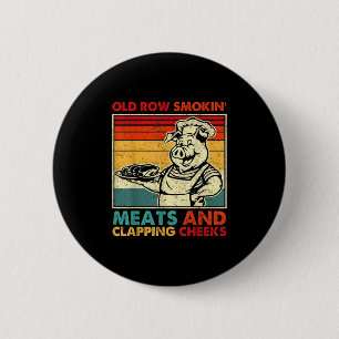 Retro Old Row raucht Fleisch und klatscht Wangen F Button