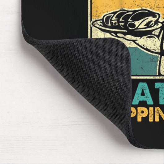 Retro Old Row Smoking Meats And Clapping Cheeks Fu Mousepad (Ecke)