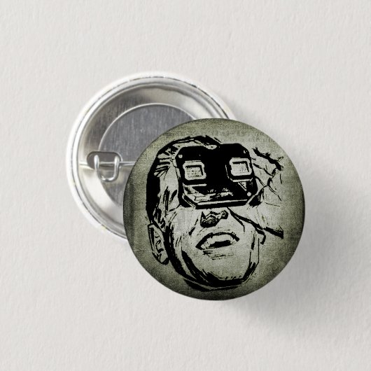 Retro Old School Foto Viewer Kitshire Button (Vorne & Hinten)