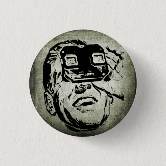 Retro Old School Foto Viewer Kitshire Button (Vorderseite)