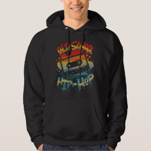 Retro Old School Hip Hop 80er 90er Graffiti Kasset Hoodie