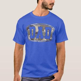 Retro Old School Tarnmuster Dad Tasche Camoue Vate T-Shirt