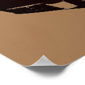 Retro Old Style Vintag 50er Football Motivierend Poster (Ecke)