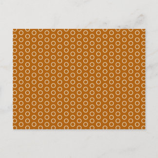Retro-Oldi-Tupfen-Kreise-Punkte-70-Vintage-Muster Postkarte