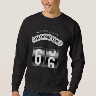 Retro Oldometer 65-66 Funny 66. Geburtstag Sweatshirt