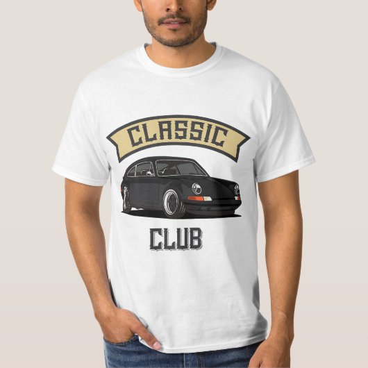 Retro Oldschool Tuning & Gaming Oldtimer Enthusias T-Shirt (Vorderseite)